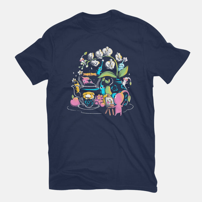Tiny Artists-Womens-Fitted-Tee-eduely
