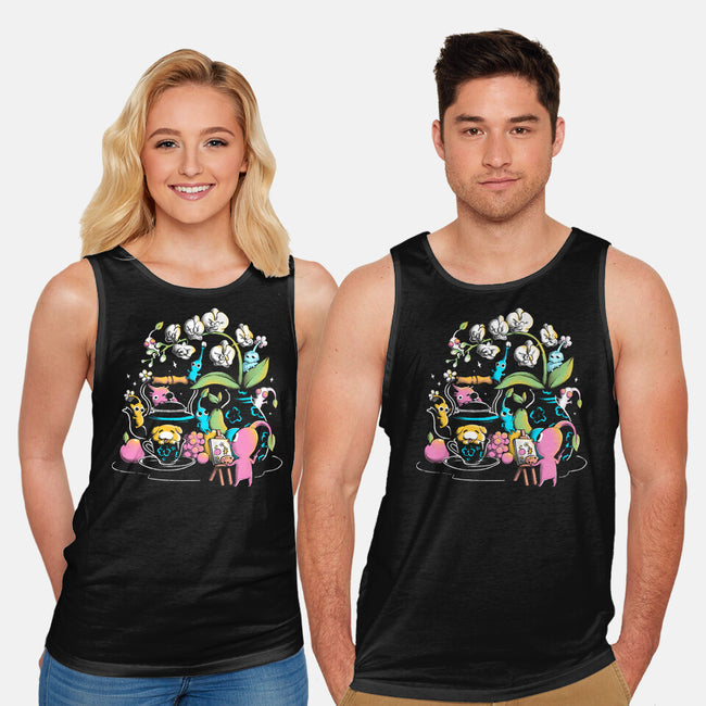 Tiny Artists-Unisex-Basic-Tank-eduely