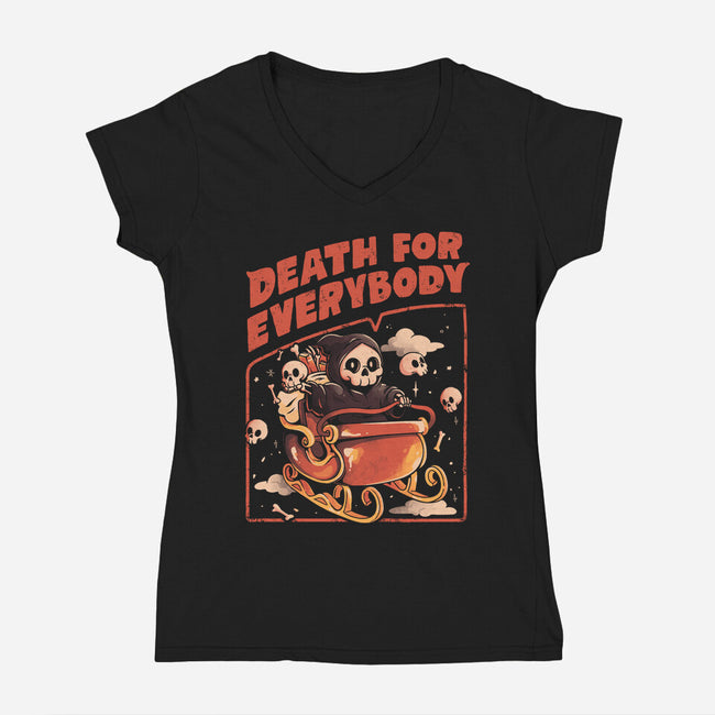 Gifts From Death-Womens-V-Neck-Tee-eduely