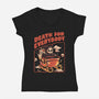 Gifts From Death-Womens-V-Neck-Tee-eduely