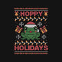 Hoppy Holidays Sweater-Womens-V-Neck-Tee-eduely