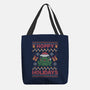 Hoppy Holidays Sweater-None-Basic Tote-Bag-eduely