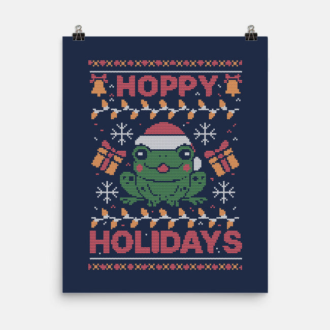 Hoppy Holidays Sweater-None-Matte-Poster-eduely