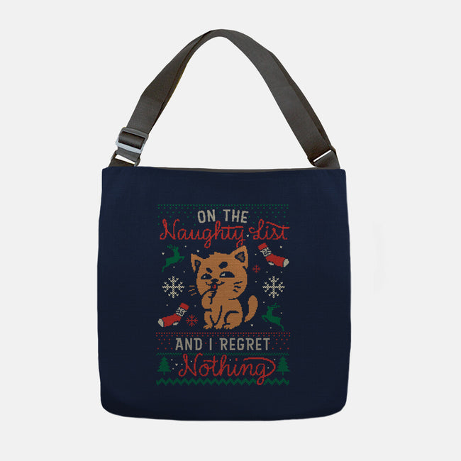 On The Naughty List-None-Adjustable Tote-Bag-eduely