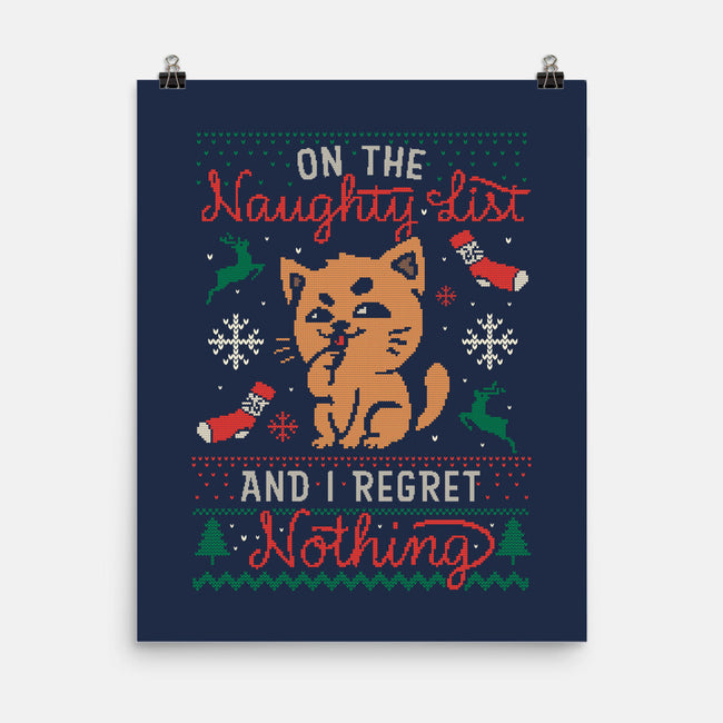 On The Naughty List-None-Matte-Poster-eduely