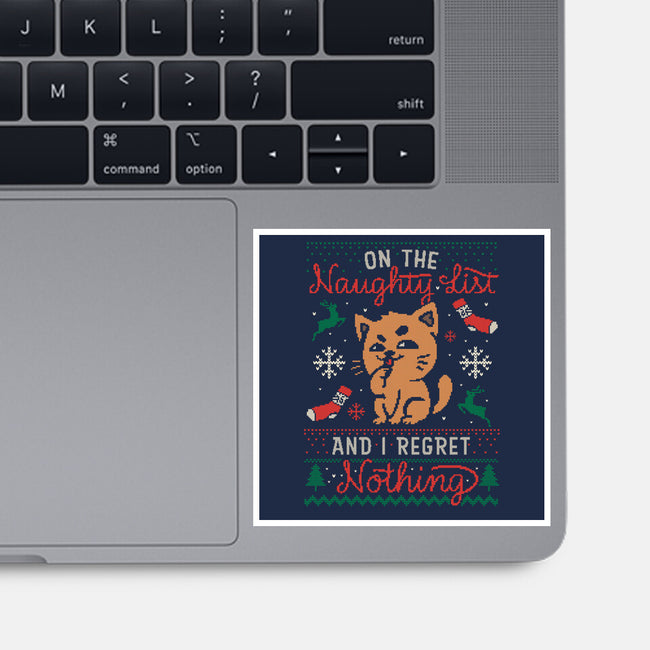 On The Naughty List-None-Glossy-Sticker-eduely