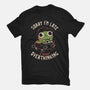 Sorry I’m Late I Was Overthinking-Womens-Fitted-Tee-eduely