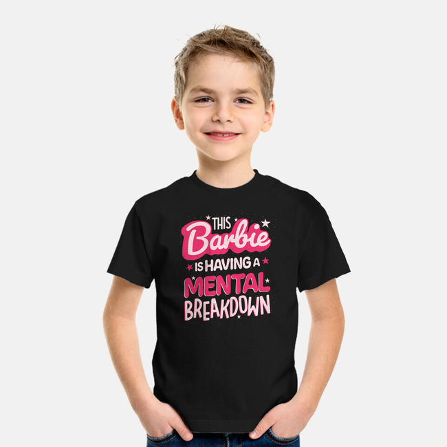 This Barbie Is Having A Mental Breakdown-Youth-Basic-Tee-koalastudio