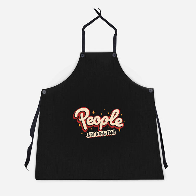 People Not A Big Fan-Unisex-Kitchen-Apron-koalastudio