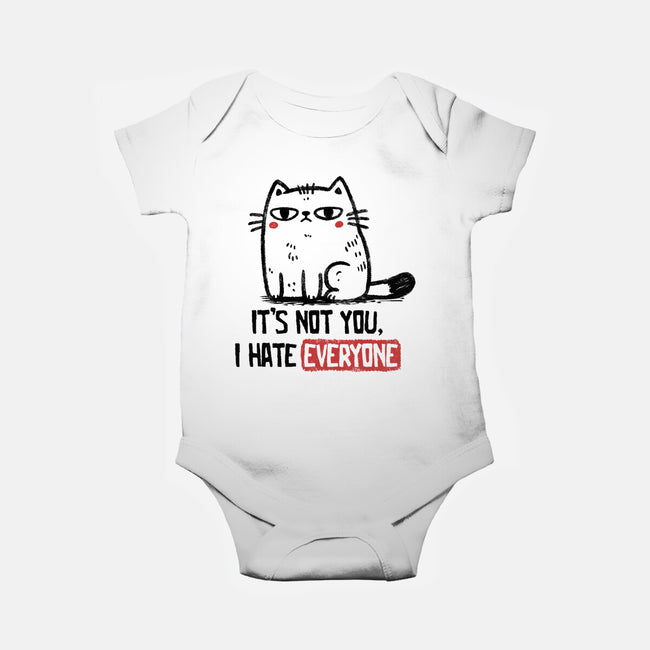 It's Not You I Hate Everyone-Baby-Basic-Onesie-koalastudio