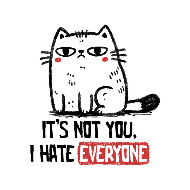 It's Not You I Hate Everyone-Womens-V-Neck-Tee-koalastudio