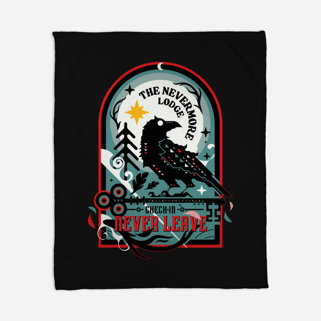 The Nevermore Lodge-None-Fleece-Blanket-BadBox