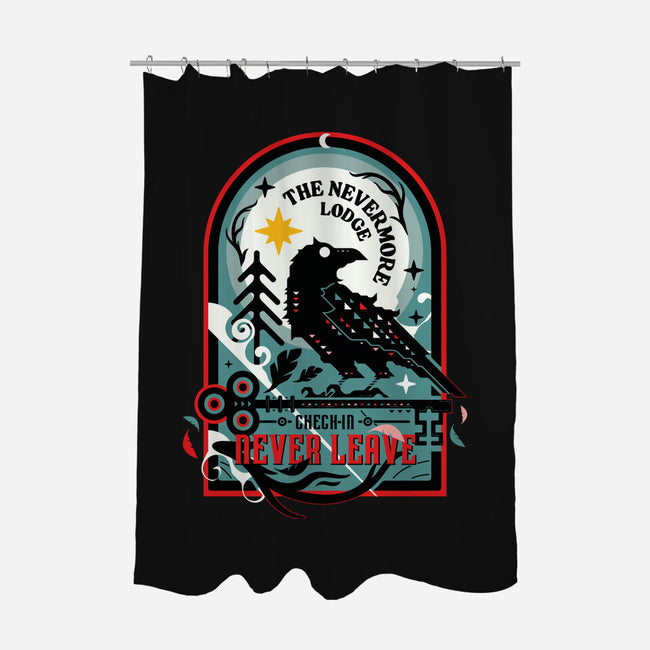 The Nevermore Lodge-None-Polyester-Shower Curtain-BadBox