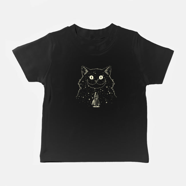 Alice Star Night Cat-Baby-Basic-Tee-tobefonseca