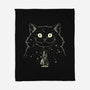 Alice Star Night Cat-None-Fleece-Blanket-tobefonseca