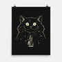 Alice Star Night Cat-None-Matte-Poster-tobefonseca