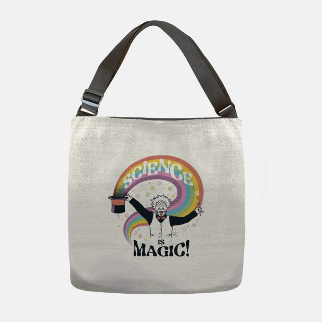 Science Is Magic Einstein-None-Adjustable Tote-Bag-tobefonseca