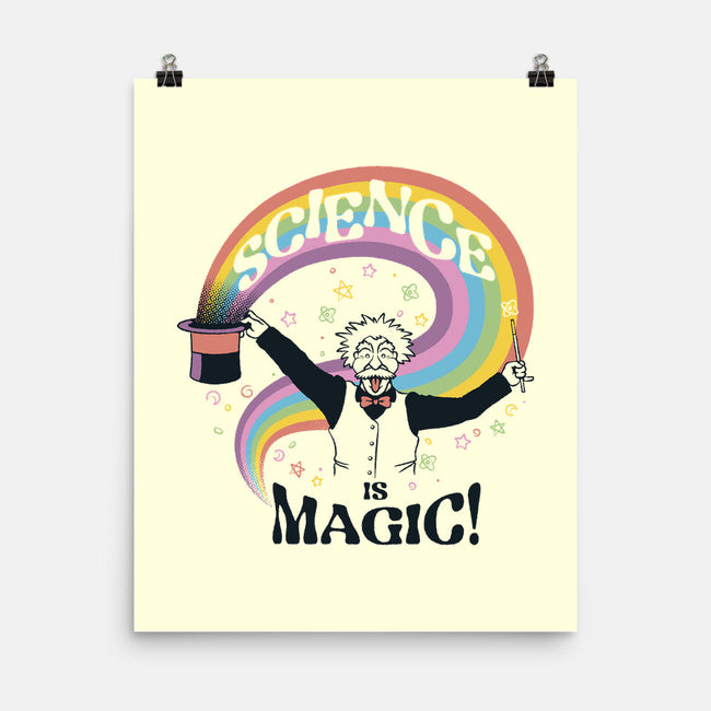 Science Is Magic Einstein-None-Matte-Poster-tobefonseca