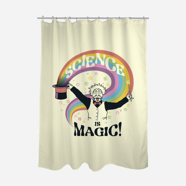 Science Is Magic Einstein-None-Polyester-Shower Curtain-tobefonseca