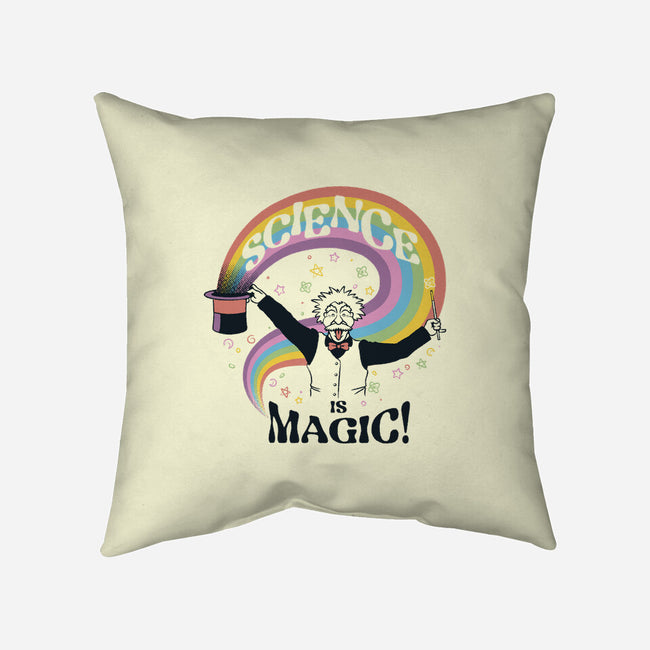 Science Is Magic Einstein-None-Removable Cover w Insert-Throw Pillow-tobefonseca