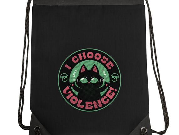 I Choose Violence Funny Cat