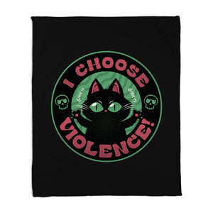 I Choose Violence Funny Cat