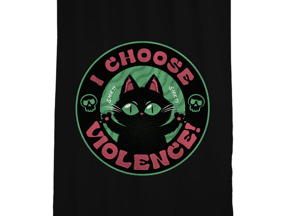 I Choose Violence Funny Cat