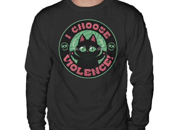 I Choose Violence Funny Cat