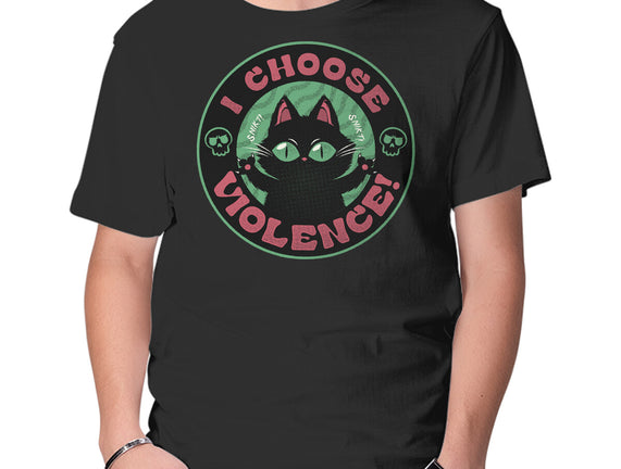 I Choose Violence Funny Cat