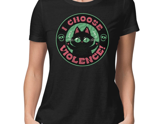 I Choose Violence Funny Cat