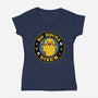 No Ducks Given Here-Womens-V-Neck-Tee-tobefonseca