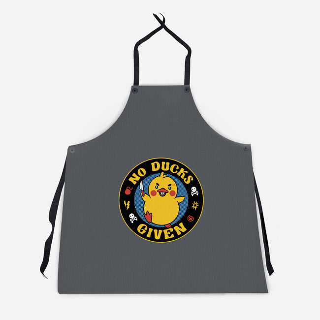 No Ducks Given Here-Unisex-Kitchen-Apron-tobefonseca