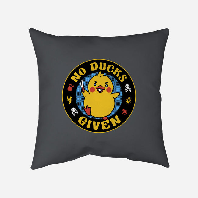 No Ducks Given Here-None-Removable Cover w Insert-Throw Pillow-tobefonseca