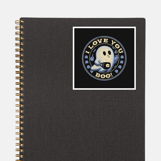 I Love You Boo Funny Ghost-None-Glossy-Sticker-tobefonseca