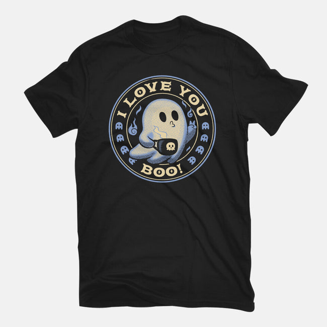 I Love You Boo Funny Ghost-Womens-Fitted-Tee-tobefonseca