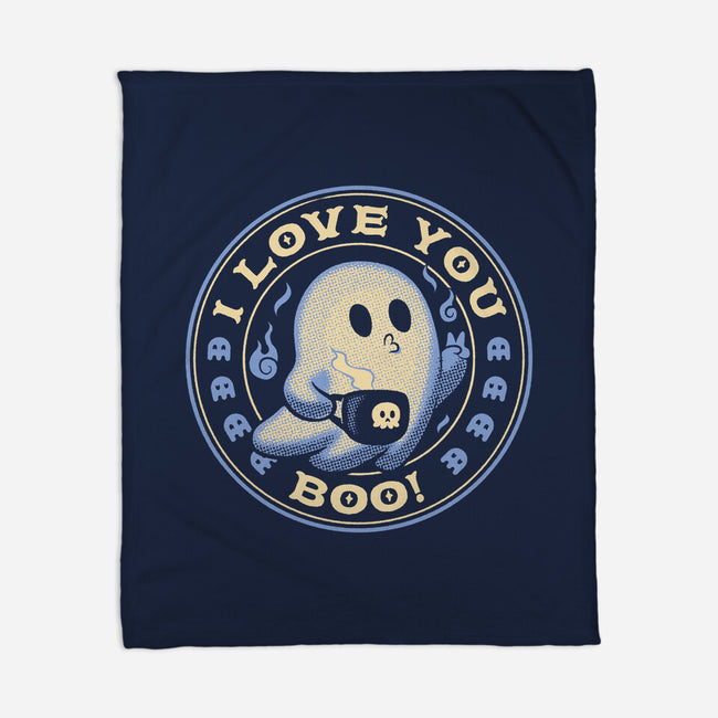 I Love You Boo Funny Ghost-None-Fleece-Blanket-tobefonseca