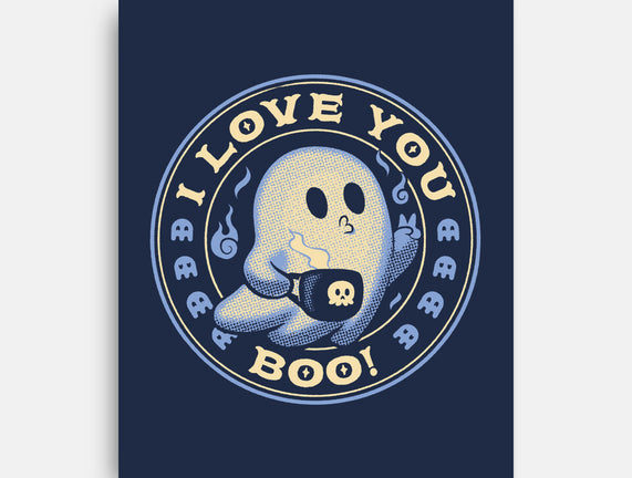 I Love You Boo Funny Ghost