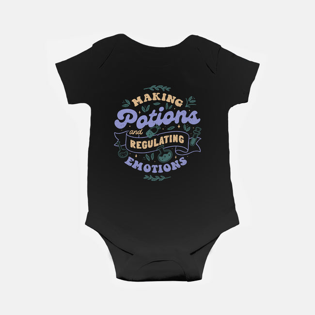 Making Potions And Regulating Emotions-Baby-Basic-Onesie-tobefonseca