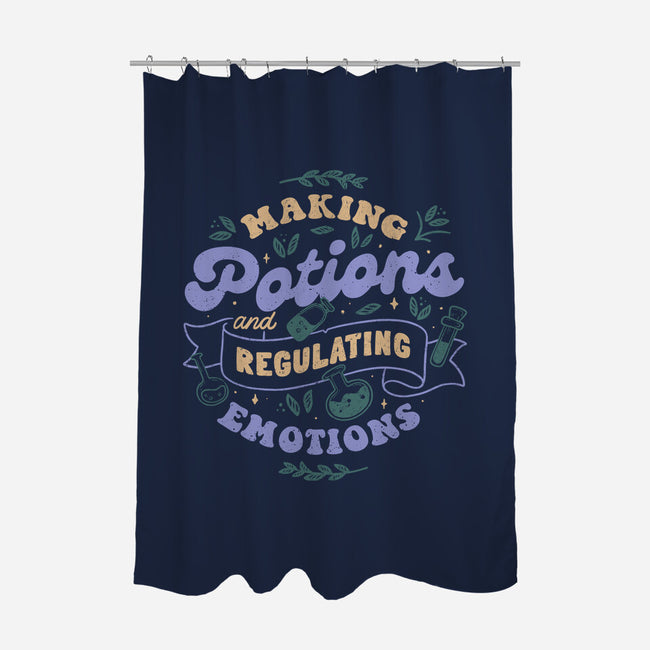 Making Potions And Regulating Emotions-None-Polyester-Shower Curtain-tobefonseca