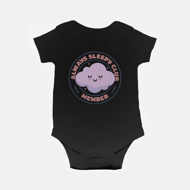 Always Sleepy Club Member-Baby-Basic-Onesie-tobefonseca