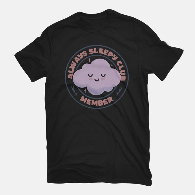 Always Sleepy Club Member-Womens-Fitted-Tee-tobefonseca