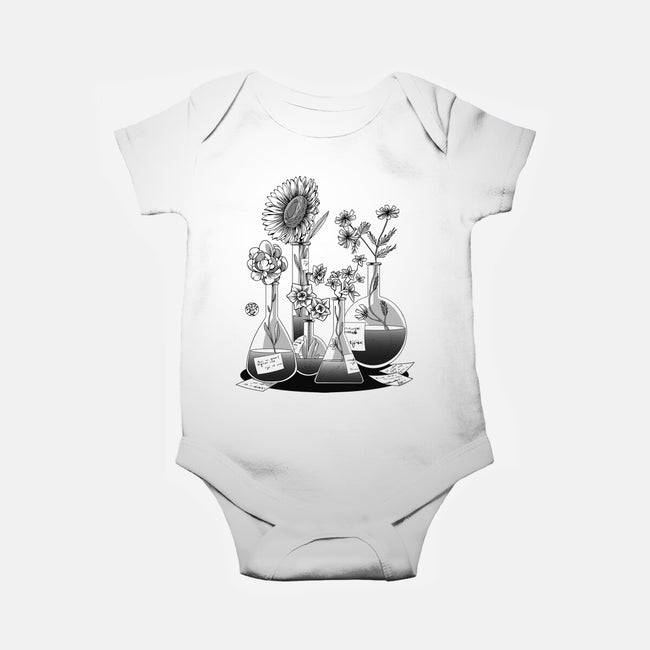 Science Flower Glassware-Baby-Basic-Onesie-tobefonseca