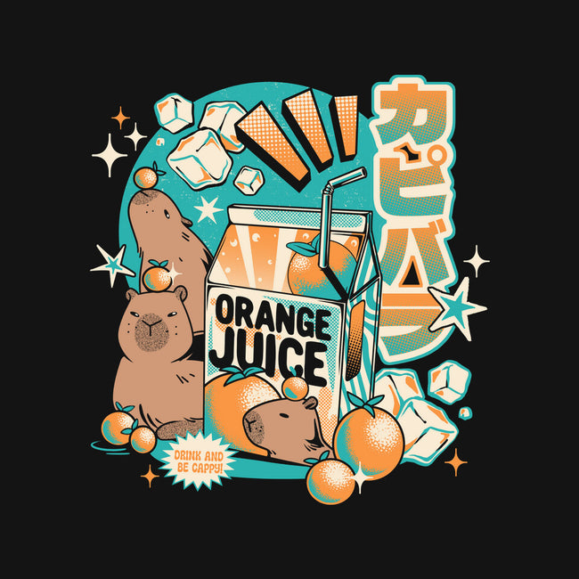 Capybara Japanese Orange Juice-Youth-Pullover-Sweatshirt-tobefonseca