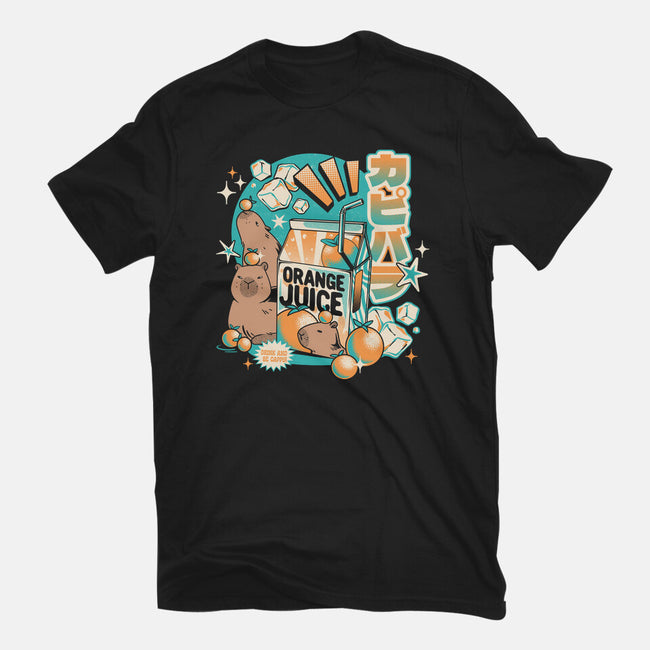 Capybara Japanese Orange Juice-Youth-Basic-Tee-tobefonseca