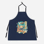 Capybara Japanese Orange Juice-Unisex-Kitchen-Apron-tobefonseca