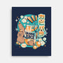 Capybara Japanese Orange Juice-None-Stretched-Canvas-tobefonseca