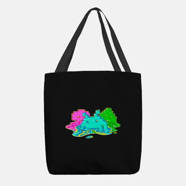 Melted Invaders-None-Basic Tote-Bag-Getsousa!