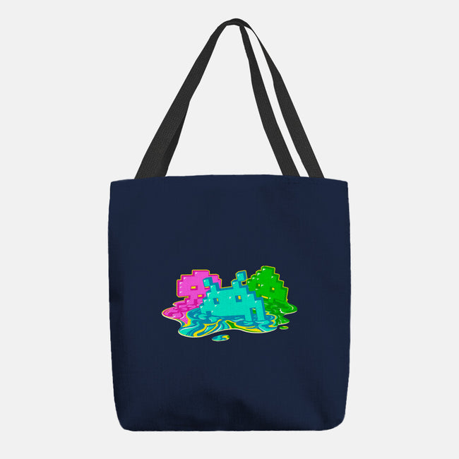 Melted Invaders-None-Basic Tote-Bag-Getsousa!