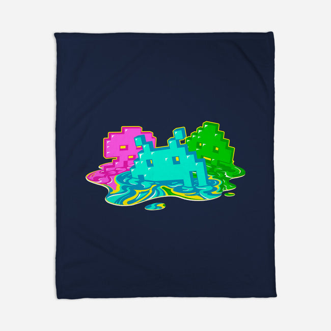 Melted Invaders-None-Fleece-Blanket-Getsousa!