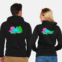 Melted Invaders-Unisex-Zip-Up-Sweatshirt-Getsousa!